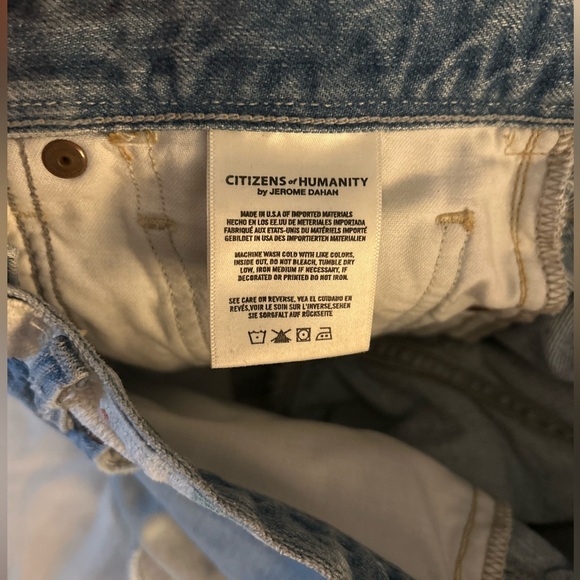 Citizens of Humanity high rise denim shorts - Picture 5 of 6